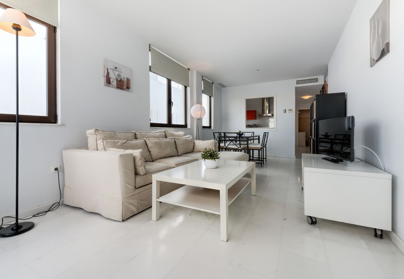 Ferienwohnung Mercurio 2 Wohnraum – Villas Flamenco Rentals (Conil) Ferienwohnung Mercurio 2 Wohnraum – Villas Flamenco Rentals (Conil)