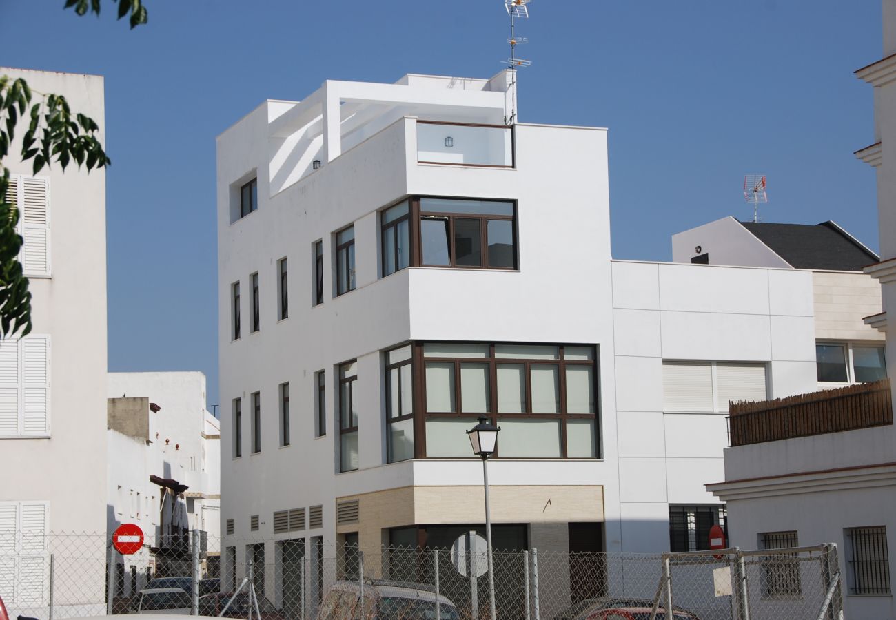 Apartment Mercurio 1 outside – Villas Flamenco Rentals (Conil) Apartment Mercurio 1 outside – Villas Flamenco Rentals (Conil)