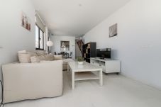 Apartment Mercurio 2 living-room – Villas Flamenco Rentals (Conil)
